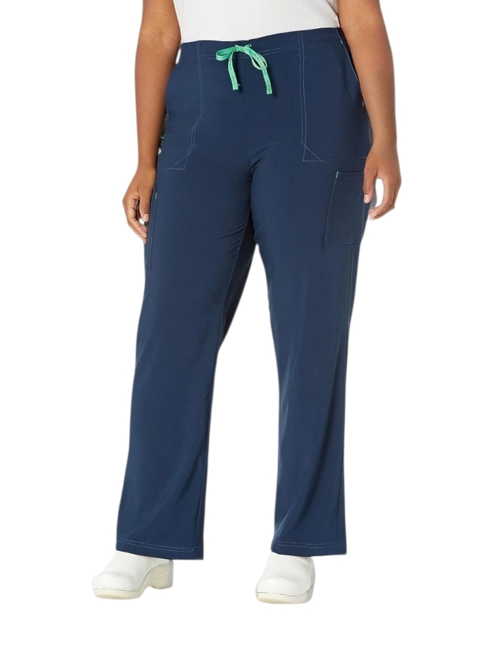 Carhartt Force Scrub Pants Womens Blue Utility Boot Cut Medical Workwear Sz 3XL